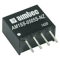 DC DC преобразователь AIMTEC AM1SS-0505S-NZ 1W, Vin 4.5 - 5.5 V, Vout 5V, 200mA, 1500VDC, SIP 4
DC DC преобразователь AIMTEC AM1SS-0505S-NZ 1W, Vin 4.5 - 5.5 V, Vout 5V, 200mA, 1500VDC, SIP 4