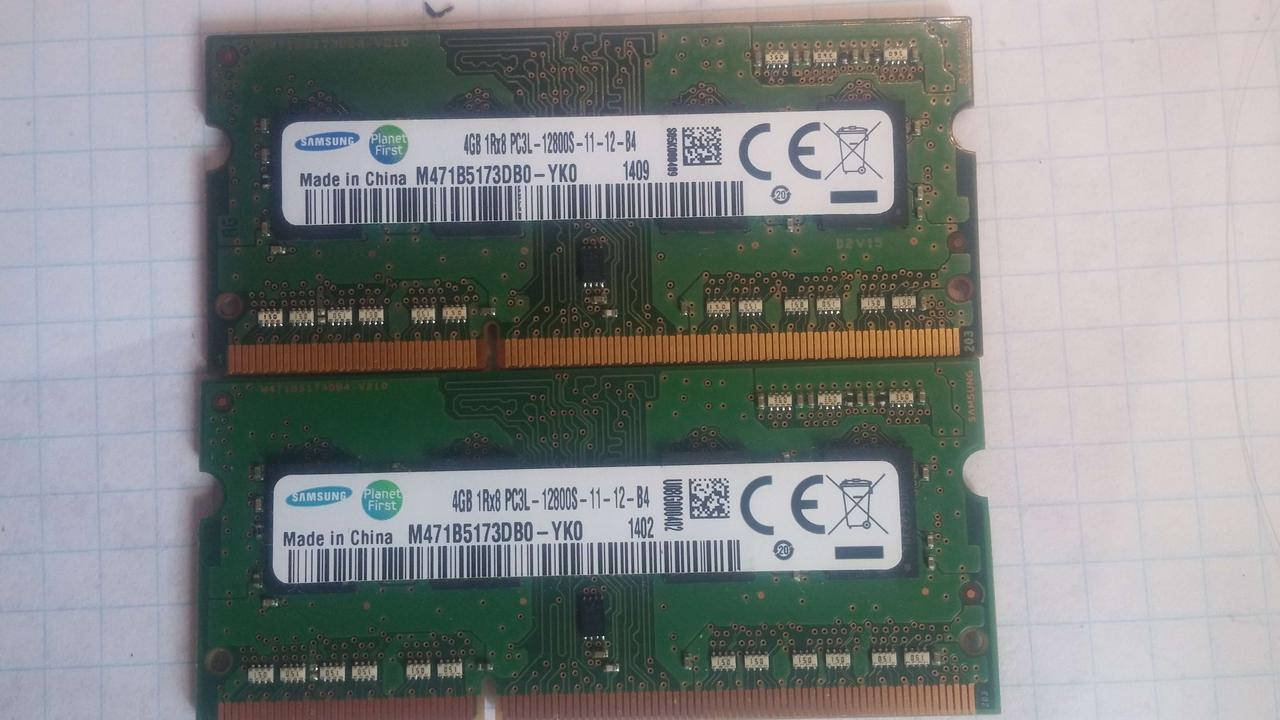 Для ноутбука 8GB 2x4GB DDR3L 1600MHz Samsung CN M471B5173DB0 PC3L 12800S 2Rx8 RAM Оперативная память
Для ноутбука 8GB 2x4GB DDR3L 1600MHz Samsung CN M471B5173DB0 PC3L 12800S 2Rx8 RAM Оперативная память