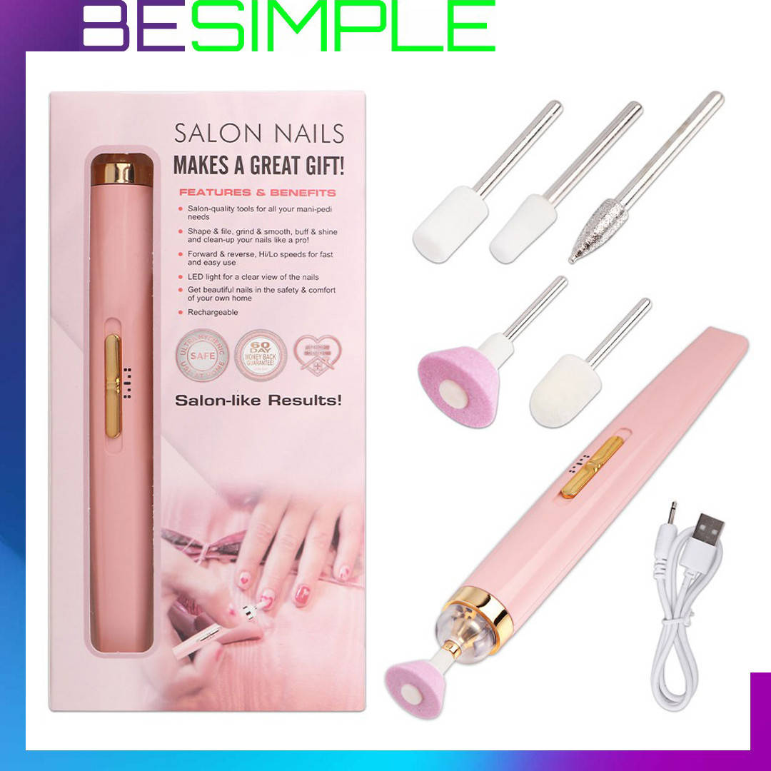 Фрезер для маникюра и педикюра Flawless Salon Nails - ручной беспроводной фрезер для ногтей, Розовый
Фрезер для маникюра и педикюра Flawless Salon Nails - ручной беспроводной фрезер для ногтей, Розовый