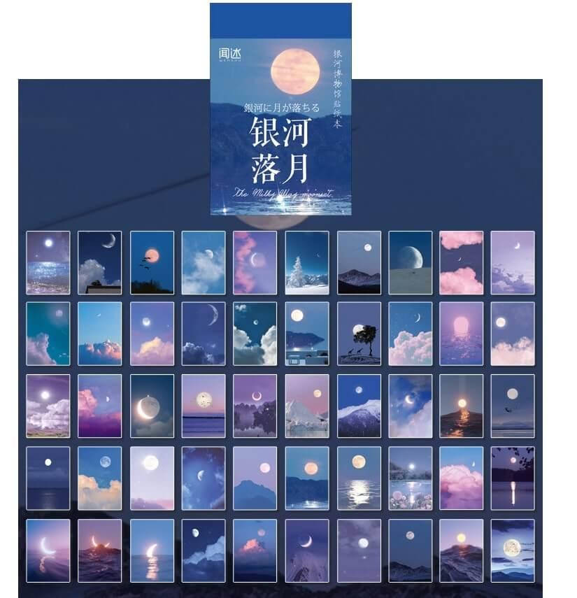 Мини стикербук 50 наклеек 4х6 см Ночное небо (WSTZ0166) 
Мини стикербук 50 наклеек 4х6 см Ночное небо (WSTZ0166)