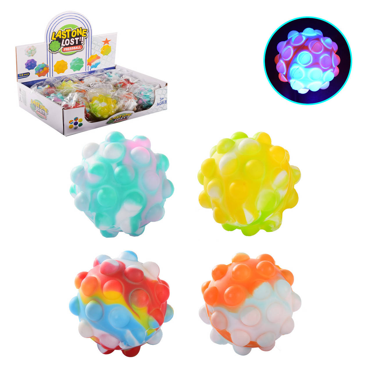 Антистресс мячик Pop Ball 6см, свет в темноте, 4 цвета, ЦЕНА ЗА 1ШТ, В УП. 12ШТ, в боксе 27*20*7см (288шт)
Антистресс мячик Pop Ball 6см, свет в темноте, 4 цвета, ЦЕНА ЗА 1ШТ, В УП. 12ШТ, в боксе 27*20*7см (288шт)