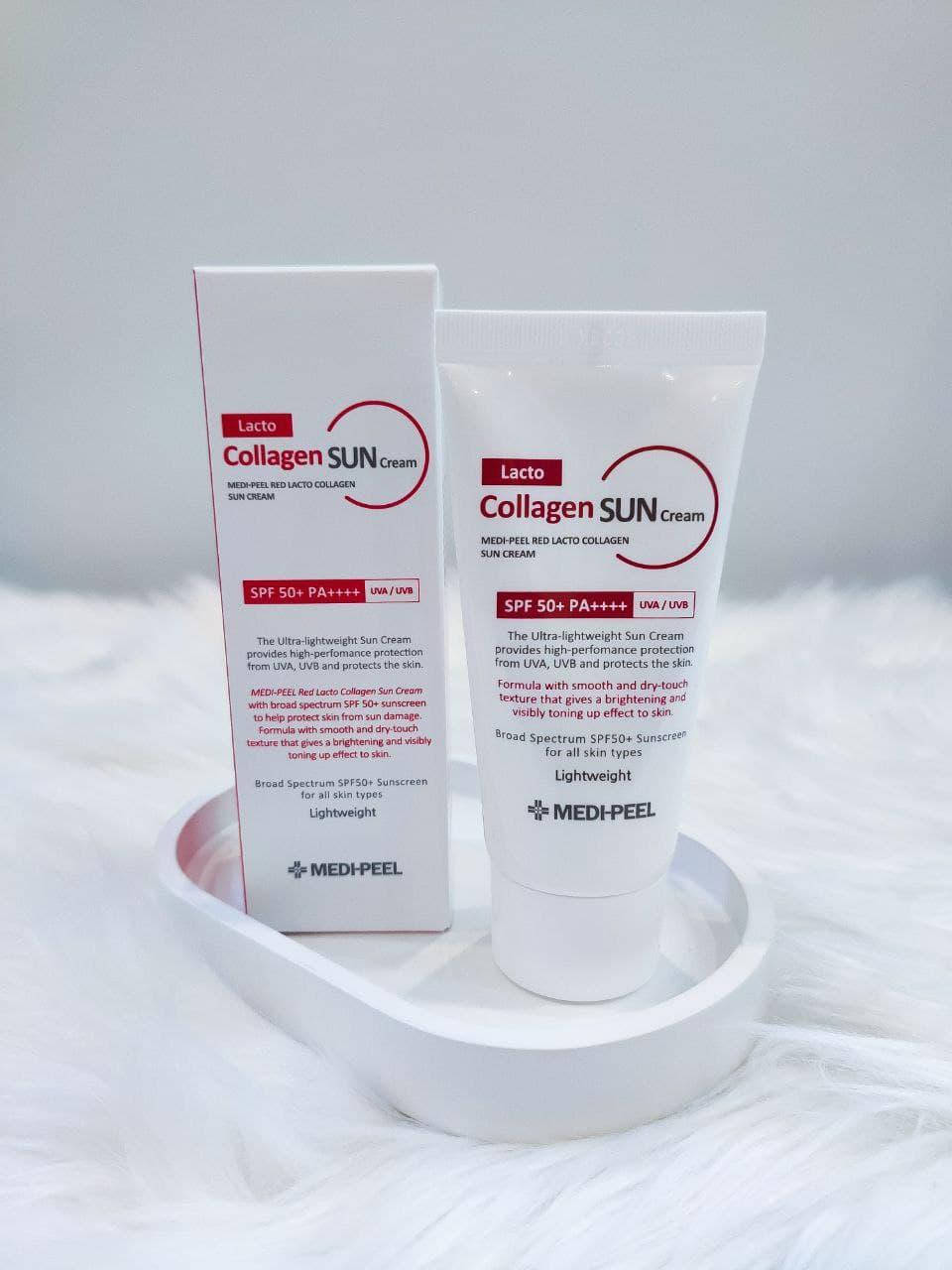 Солнцезащитный крем с коллагеном SPF50 Medi Peel Red Lacto Collagen Sun Cream SPF50+ PA++++ 50 мл
Солнцезащитный крем с коллагеном SPF50 Medi Peel Red Lacto Collagen Sun Cream SPF50+ PA++++ 50 мл