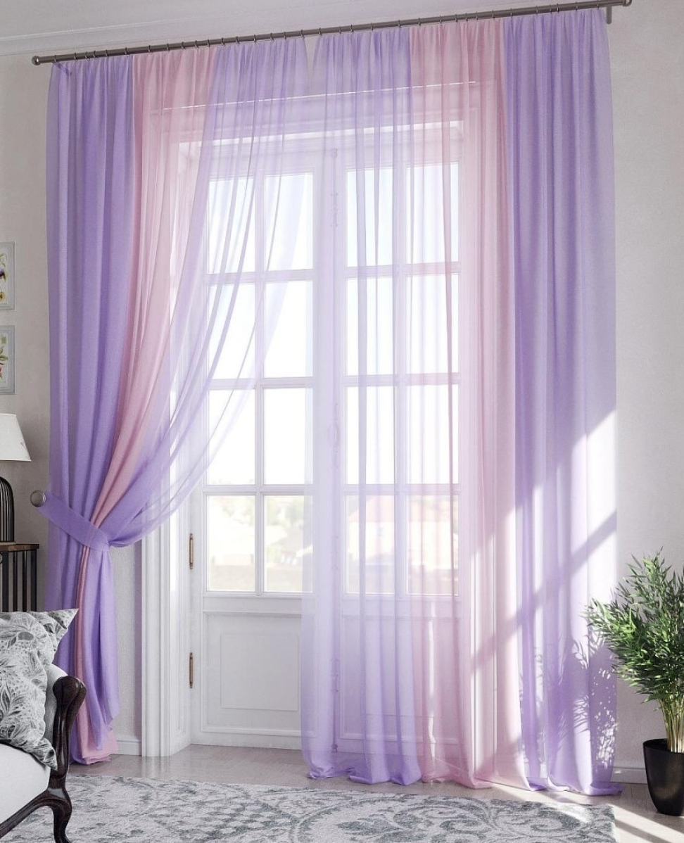 Готовый тюль шифон с переходом цвета Gradient №43+46(2)-сиреневый и розовый, высота 2.7
Готовый тюль шифон с переходом цвета Gradient №43+46(2)-сиреневый и розовый, высота 2.7