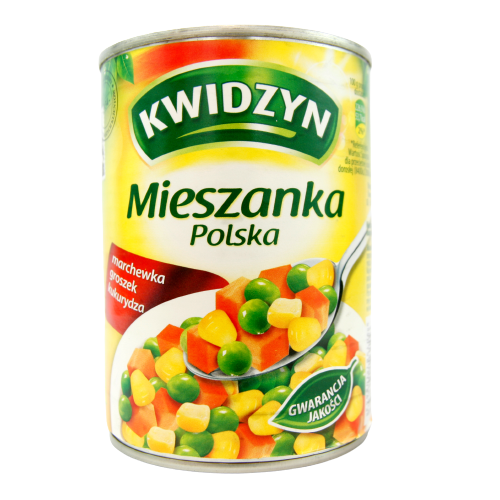 Мішанка овочева консервована Квідзин Kwidzyn mieszanka polska 400/240g 6шт/ящ (Код : 00-00004670)
Мішанка овочева консервована Квідзин Kwidzyn mieszanka polska 400/240g 6шт/ящ (Код : 00-00004670)