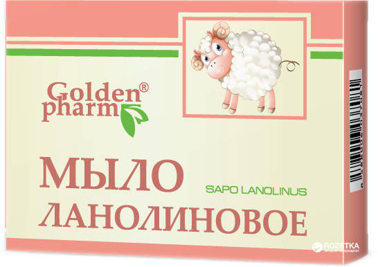 Мило Golden Pharm ланолінове
Мило Golden Pharm ланолінове