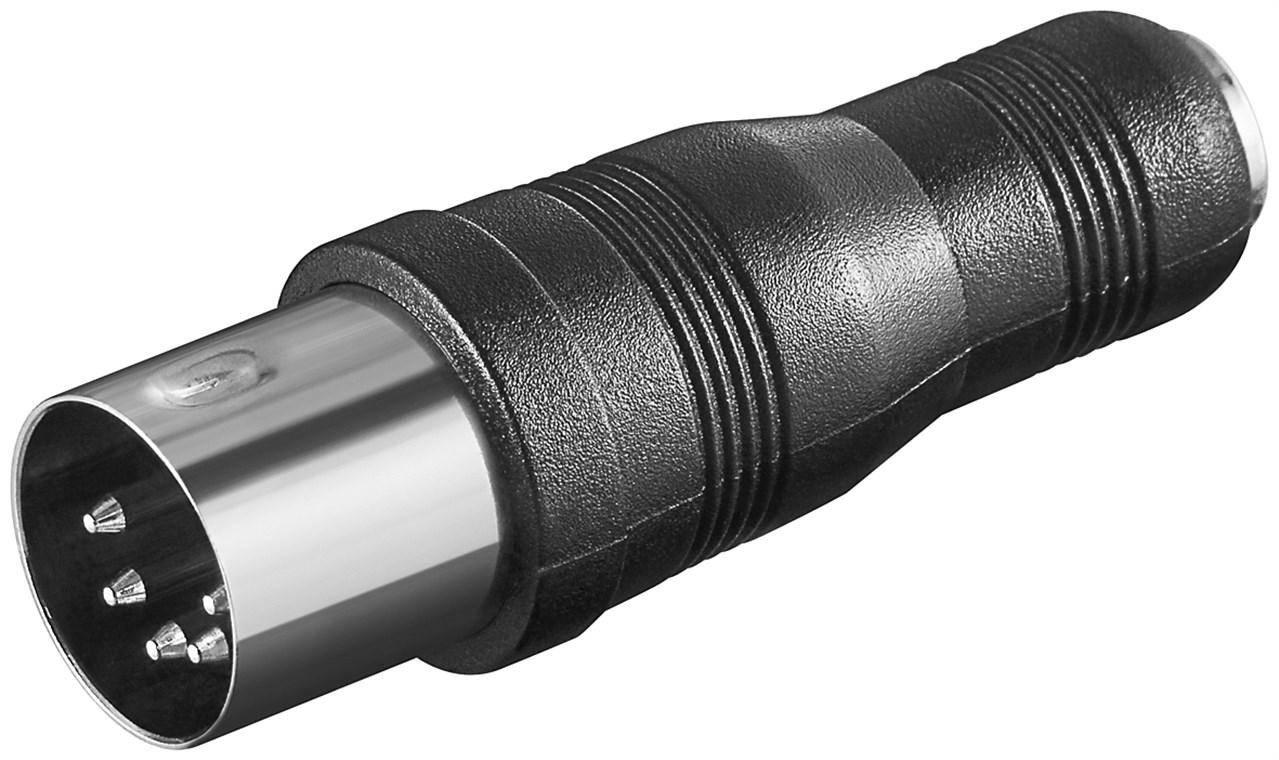 Перехідник аудіо Jack 3.5mm 3pin-DIN F/M (5pin) Goobay адаптер AUX Nickel Черный(75.01.2403)
Перехідник аудіо Jack 3.5mm 3pin-DIN F/M (5pin) Goobay адаптер AUX Nickel Черный(75.01.2403)