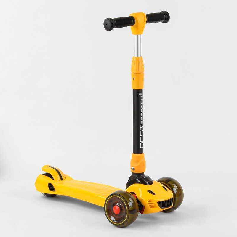 Самокат трехколесный Best Scooter CR-62111 MAXI ЖЕЛТЫЙ, складной алюминиевый руль, 3 колеса PU со светом, d=12
Самокат трехколесный Best Scooter CR-62111 MAXI ЖЕЛТЫЙ, складной алюминиевый руль, 3 колеса PU со светом, d=12
