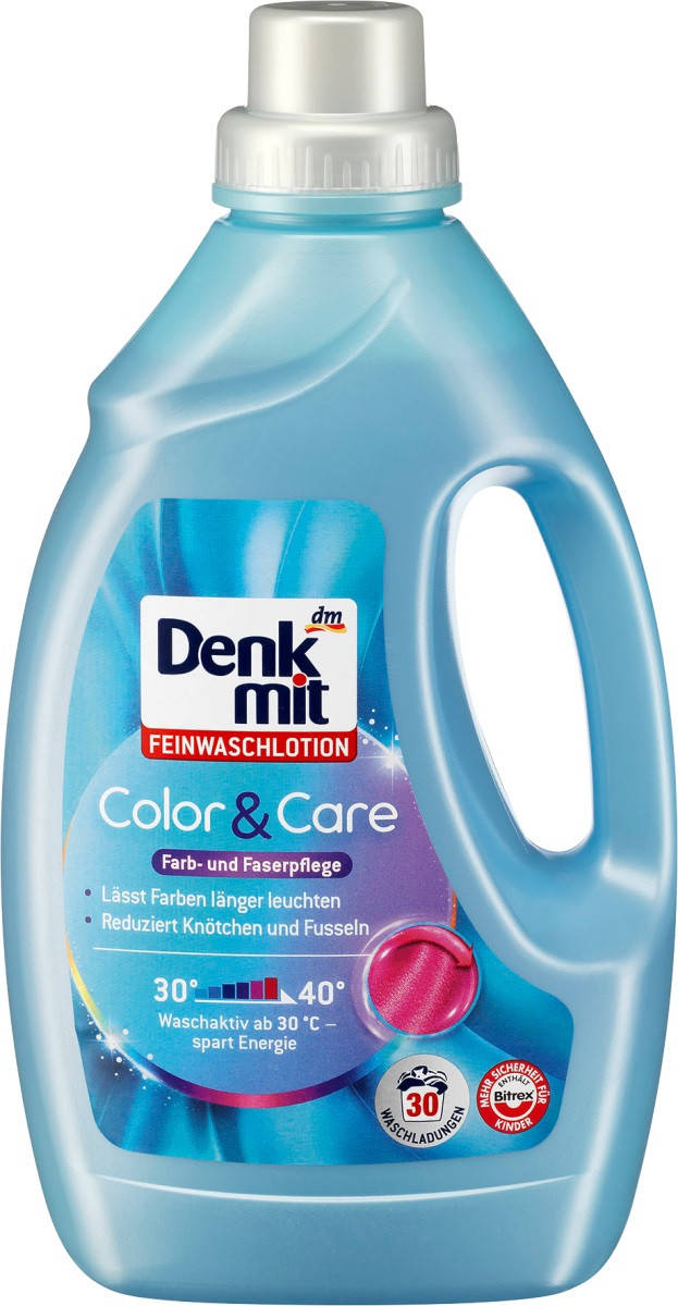 Denkmit Feinwaschmittel flüssig Lotion Color & Care Гель для стирки цветных деликатных тканей 1,5 л
Denkmit Feinwaschmittel flüssig Lotion Color & Care Гель для стирки цветных деликатных тканей 1,5 л
