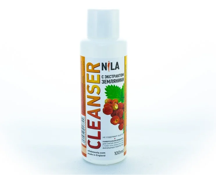 Клинсер Nila Cleanser профессиональное средство для снятия липкого слоя с ногтей 100 мл. земляника
Клинсер Nila Cleanser профессиональное средство для снятия липкого слоя с ногтей 100 мл. земляника