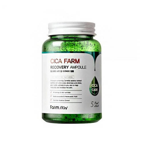 Ампульная сыворотка успокаивающая с центеллой азиатской FarmStay Cica Farm Recovery Ampoule 250ml
Ампульная сыворотка успокаивающая с центеллой азиатской FarmStay Cica Farm Recovery Ampoule 250ml