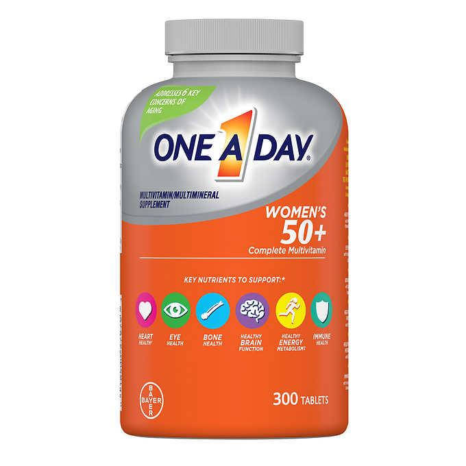Специальные Мультивитамины с Мультиминералами One A Day для Женщин кому за 50+, 300 табл. годен06/23
Специальные Мультивитамины с Мультиминералами One A Day для Женщин кому за 50+, 300 табл. годен06/23