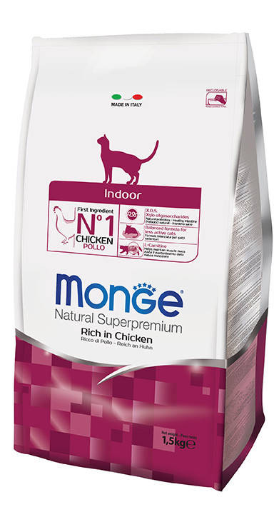 Monge (Монж) Indoor Rich in Chicken сухой корм для кошек, живущих в помещении (контейнер), 5 кг
Monge (Монж) Indoor Rich in Chicken сухой корм для кошек, живущих в помещении (контейнер), 5 кг