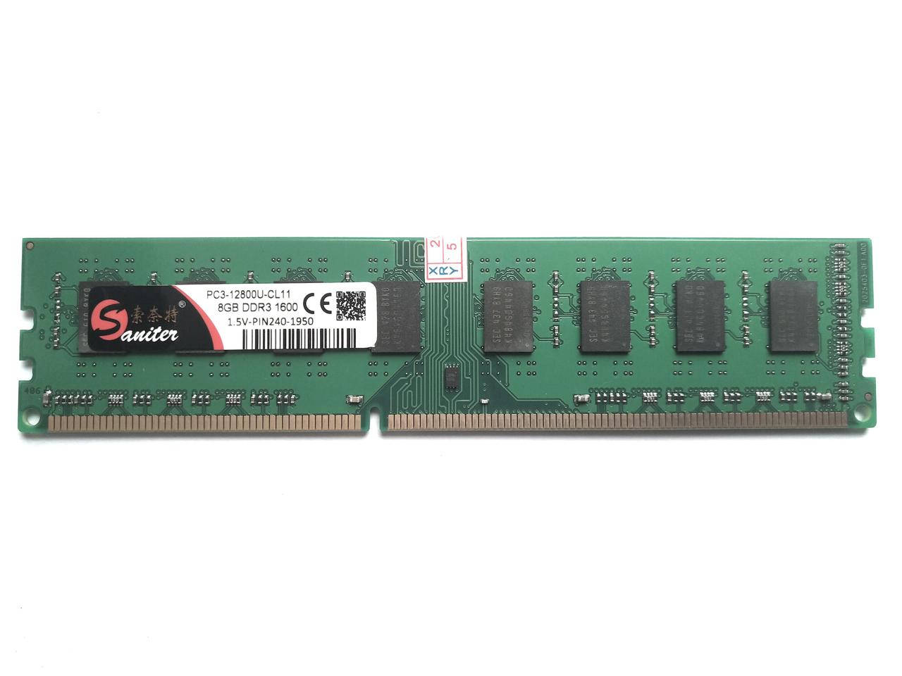 Оперативная память Saniter DDR3 8Gb 1600MHz PC3-12800 AMD (№761)
Оперативная память Saniter DDR3 8Gb 1600MHz PC3-12800 AMD (№761)