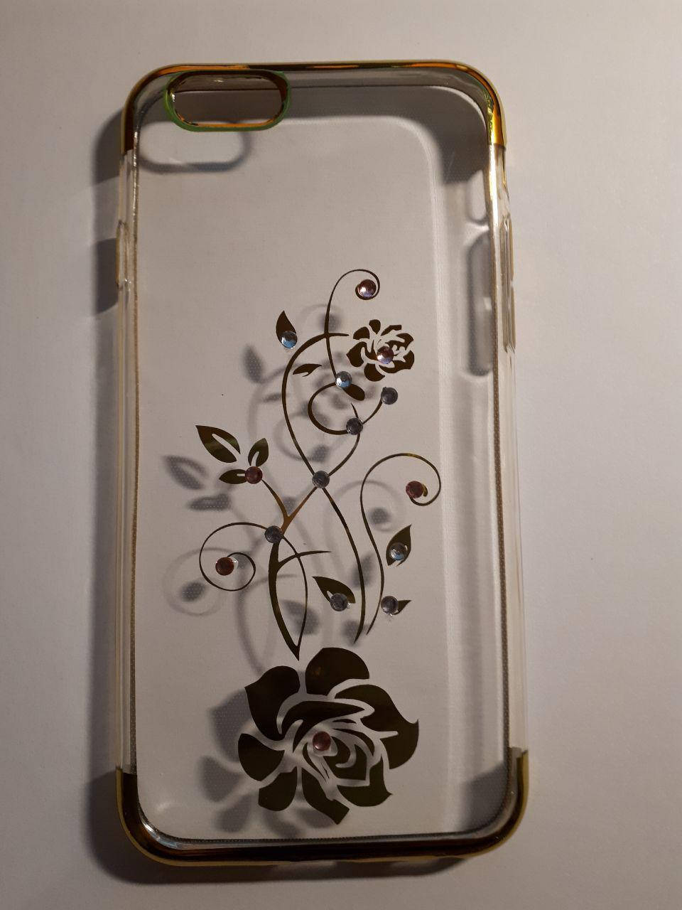 Чехол накладка на iPhone 7, 8 Diamond Flower прозрачный силикон с рисунком и камнями Золото
Чехол накладка на iPhone 7, 8 Diamond Flower прозрачный силикон с рисунком и камнями Золото