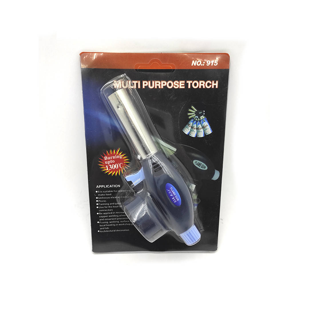 Горелка газовая Flame Gum 915 с пьезо поджигом черный (8080)
Горелка газовая Flame Gum 915 с пьезо поджигом черный (8080)