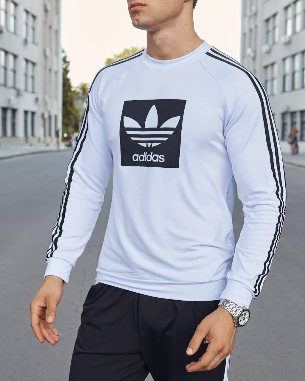 Свитшот мужской Adidas с лампасами | Кофта мужская Адидас осенняя весенняя белая ТОП качества, Белый
Свитшот мужской Adidas с лампасами | Кофта мужская Адидас осенняя весенняя белая ТОП качества, Белый