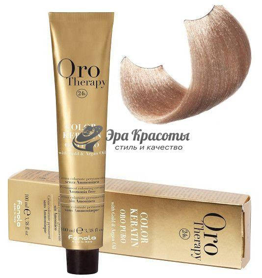 Безаммиачная крем-краска для волос 9.0 Очень светлый блондин Oro Therapy Color Keratin Fanola, 100 мл
Безаммиачная крем-краска для волос 9.0 Очень светлый блондин Oro Therapy Color Keratin Fanola, 100 мл
