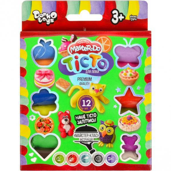 Тесто для лепки «Master Do» укр. коробка 12 цв., Разные цвета
Тесто для лепки «Master Do» укр. коробка 12 цв., Разные цвета