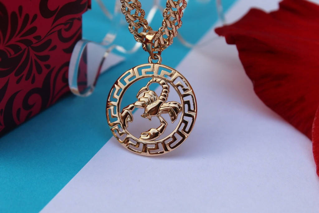 Кулон зодиак Xuping Jewelry скорпион 2.5 см золотистый
Кулон зодиак Xuping Jewelry скорпион 2.5 см золотистый