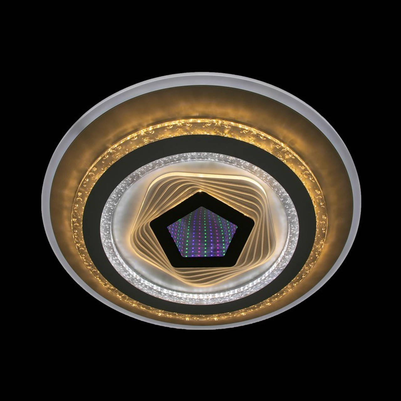 Плоская светодиодная LED люстра 100 Вт 50 см с 3D эффектом пультом и диммером LS-2813-490B, Белый
Плоская светодиодная LED люстра 100 Вт 50 см с 3D эффектом пультом и диммером LS-2813-490B, Белый