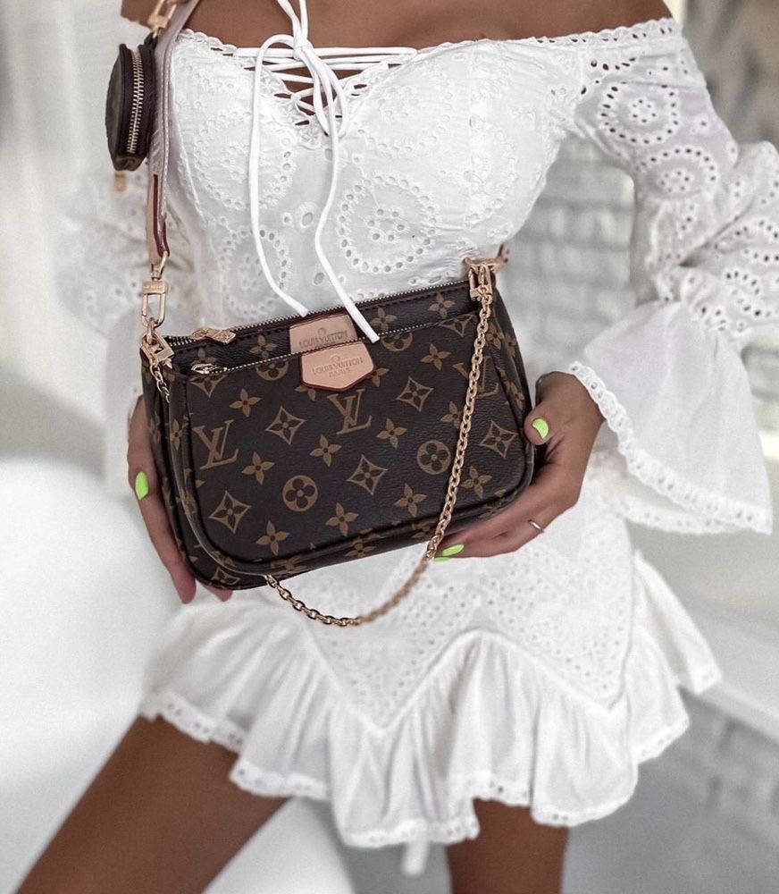 Женская сумка Louis Vuitton Multi Pochette Луи Виттон 3 в 1 коричневая, Луи Витон матрешка, брендові сумки, Тёмно коричневый
Женская сумка Louis Vuitton Multi Pochette Луи Виттон 3 в 1 коричневая, Луи Витон матрешка, брендові сумки, Тёмно коричневый
