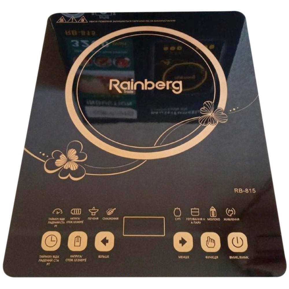 Настольная индукционная кухонная плита электрическая Rainberg RB-815 3200 Вт электроплита
Настольная индукционная кухонная плита электрическая Rainberg RB-815 3200 Вт электроплита