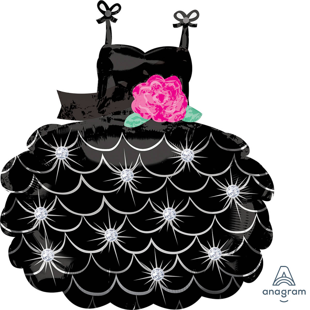 А 28" Little Black Dress Pkg. Шар фольгированный маленькое черное платье - В УП, Черный
А 28" Little Black Dress Pkg. Шар фольгированный маленькое черное платье - В УП, Черный