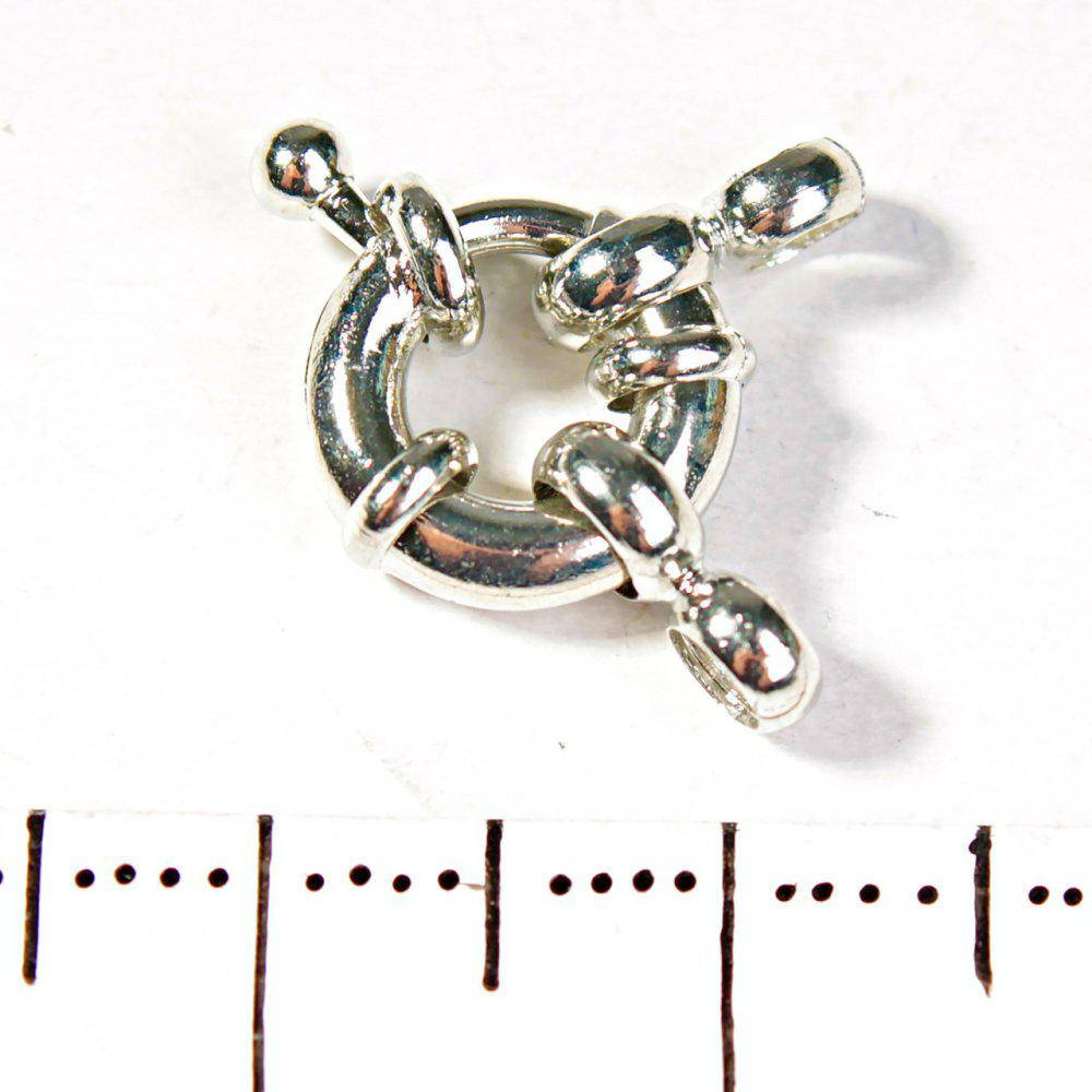 Замок для бус и браслетов бублик на 1 нить маленький 9мм
Замок для бус и браслетов бублик на 1 нить маленький 9мм