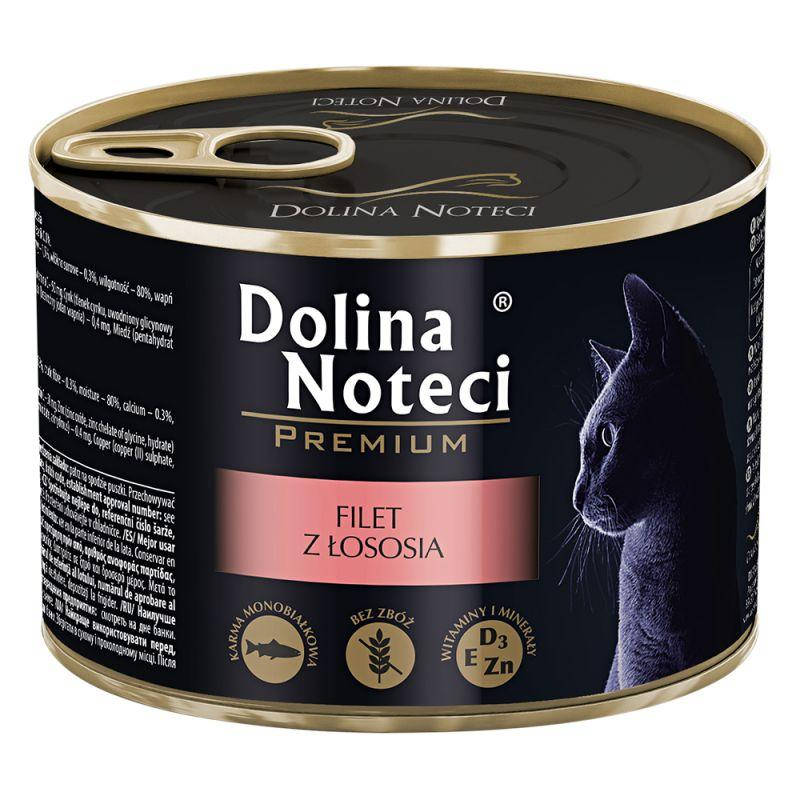 Dolina Noteci Premium Filet консерва для котов филе лосося (паштет) 185г 
Dolina Noteci Premium Filet консерва для котов филе лосося (паштет) 185г