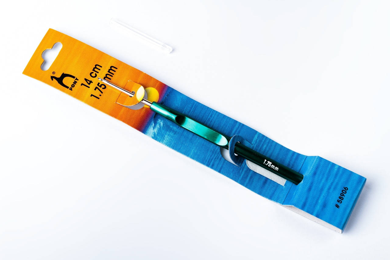 Pony - крючок с ручкой, 14 см, 1.75 мм
Pony - крючок с ручкой, 14 см, 1.75 мм