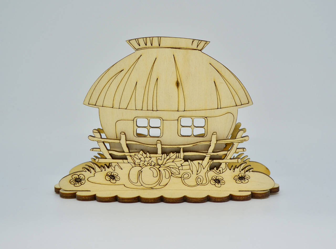 Салфетница дом и забор 
Салфетница дом и забор