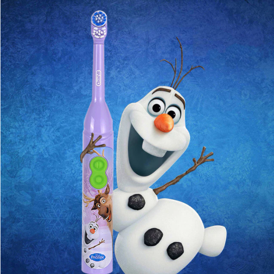 Детская электрическая зубная щетка Oral-B «frozen» olaf, из серии «Холодное сердце» торDe
Детская электрическая зубная щетка Oral-B «frozen» olaf, из серии «Холодное сердце» торDe