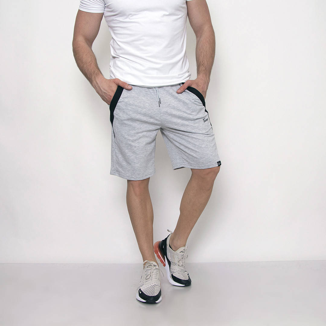 Мужские шорты Teamv Row Серые M, Серый 
Мужские шорты Teamv Row Серые M, Серый