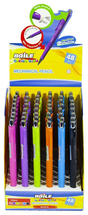 Карандаш механический 0.5мм, BL-221А, Черный
Карандаш механический 0.5мм, BL-221А, Черный