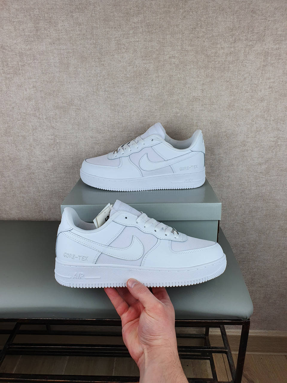 Мужские кроссовки Nike Air Force 1 Low GORE-TEX белые. Кроссы весна лето мужские Найк Аир Форс 1 Гортекс
Мужские кроссовки Nike Air Force 1 Low GORE-TEX белые. Кроссы весна лето мужские Найк Аир Форс 1 Гортекс