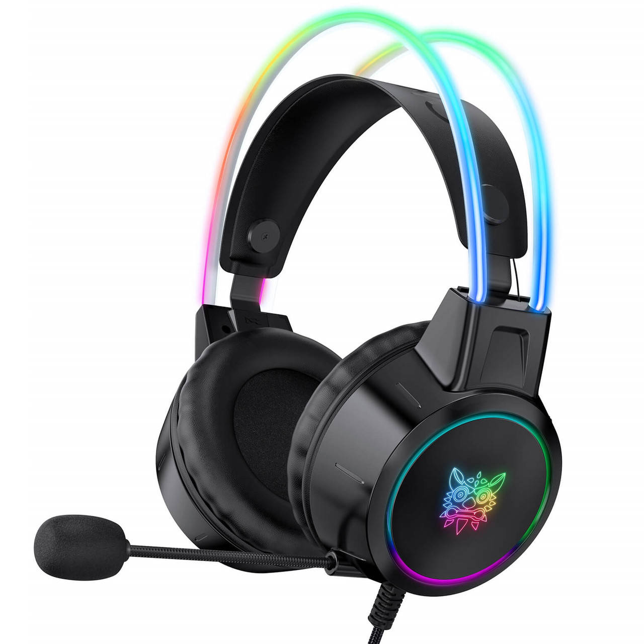 Игровые геймерские наушники накладные с микрофоном и подсветкой ONIKUMA Gaming RGB X15 Черный
Игровые геймерские наушники накладные с микрофоном и подсветкой ONIKUMA Gaming RGB X15 Черный