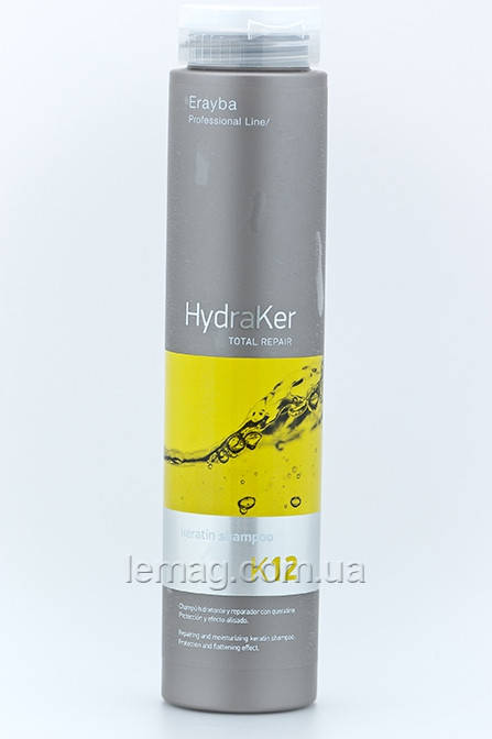 Erayba Professional HydraKer K12 Keratin Shampoo Шампунь с кератином и аргановым маслом, 250 мл
Erayba Professional HydraKer K12 Keratin Shampoo Шампунь с кератином и аргановым маслом, 250 мл