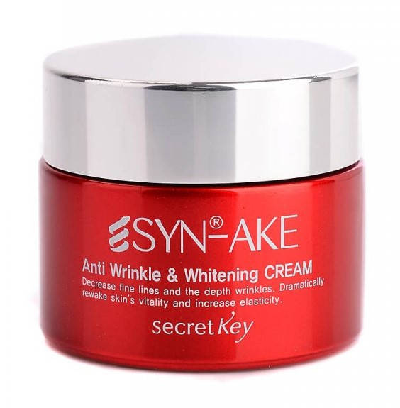 Антивозрастной крем со змеиным ядом Secret Key SYN-AKE Anti Wrinkle&Whitening Cream 50 мл
Антивозрастной крем со змеиным ядом Secret Key SYN-AKE Anti Wrinkle&Whitening Cream 50 мл