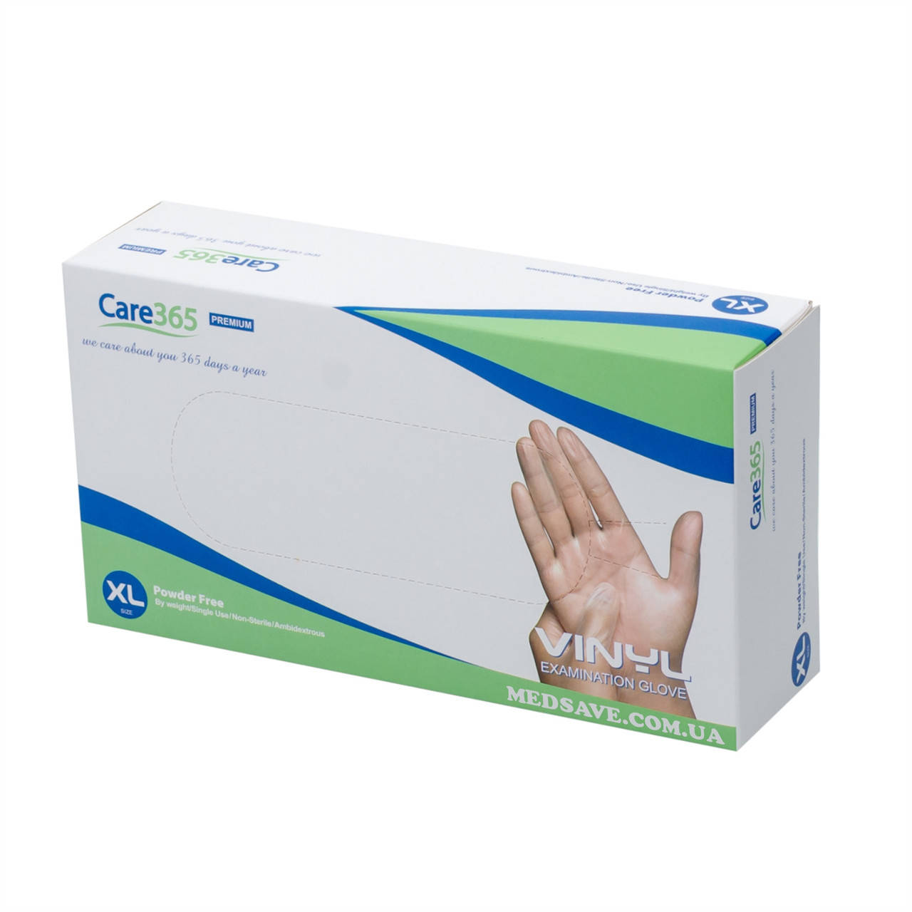 Перчатки виниловые размеры S, M, L, - Care 365 Premium, неопудреные одноразовые перчатки медицинские, Прозрачный
Перчатки виниловые размеры S, M, L, - Care 365 Premium, неопудреные одноразовые перчатки медицинские, Прозрачный