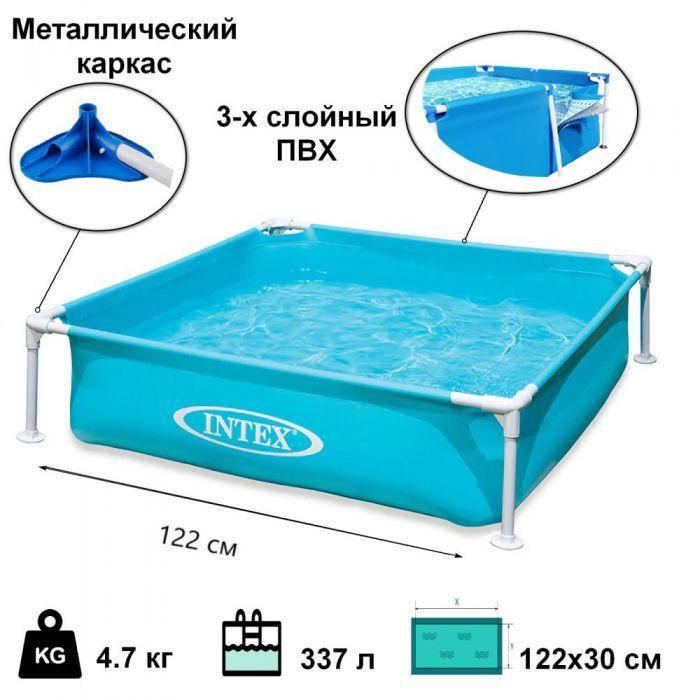 Детский каркасный бассейн Intex 57173 NP Mini Frame детский бассейн intex интекс каркасный бассейн для дачи
Детский каркасный бассейн Intex 57173 NP Mini Frame детский бассейн intex интекс каркасный бассейн для дачи