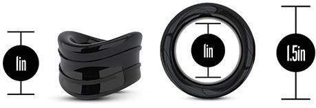 Кольцо на мошонку STAY HARD BEEF BALL BLACK TopShop, Черный 
Кольцо на мошонку STAY HARD BEEF BALL BLACK TopShop, Черный