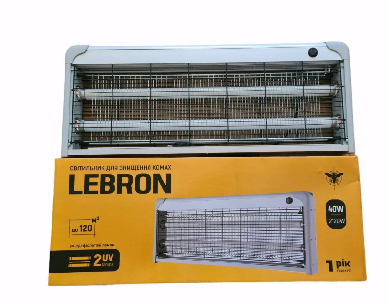 Lebron Уничтожитель мух, против моли, комаров на 120 м² 40Вт 
Lebron Уничтожитель мух, против моли, комаров на 120 м² 40Вт