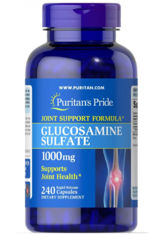 Глюкозамин сульфат, Glucosamine Sulfate, Puritan's Pride, 1000 мг, 240 капсул (PTP-14174)
Глюкозамин сульфат, Glucosamine Sulfate, Puritan's Pride, 1000 мг, 240 капсул (PTP-14174)