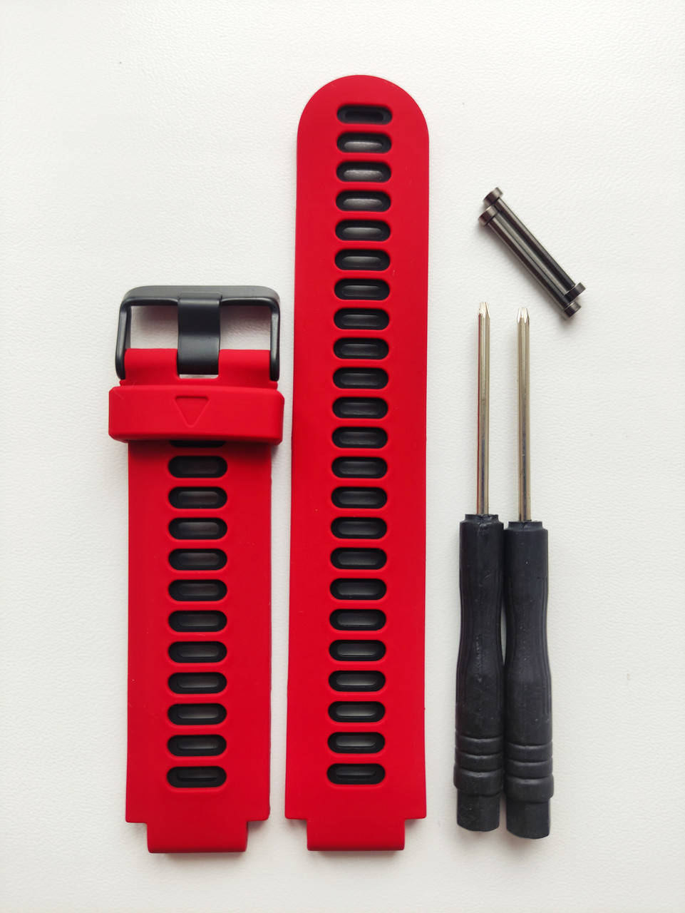 Cменный силиконовый ремешок для часов Garmin Forerunner 220/230/620/630/735 Красный с черным
Cменный силиконовый ремешок для часов Garmin Forerunner 220/230/620/630/735 Красный с черным