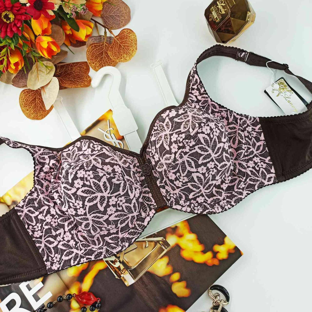 Бюстгальтер Lanny Mode 80F коричневый с розовым (11558)
Бюстгальтер Lanny Mode 80F коричневый с розовым (11558)