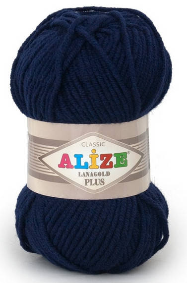 Alize Lanagold Plus (Ализе Ланаголд Плюс) № 590 чернильный (Пряжа, нитки для вязания полушерсть)
Alize Lanagold Plus (Ализе Ланаголд Плюс) № 590 чернильный (Пряжа, нитки для вязания полушерсть)