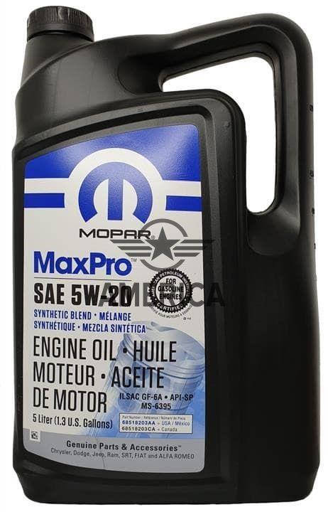 Mopar MaxPro 5W-20 (5 л.) CHRYSLER 68518203AA CHRYSLER
Mopar MaxPro 5W-20 (5 л.) CHRYSLER 68518203AA CHRYSLER