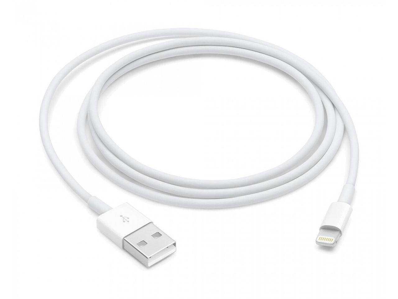 Оригинальный белый кабель Apple Lightning to USB для iPhone 1m (MD818) (Зарядные устройства для смартфонов)
Оригинальный белый кабель Apple Lightning to USB для iPhone 1m (MD818) (Зарядные устройства для смартфонов)
