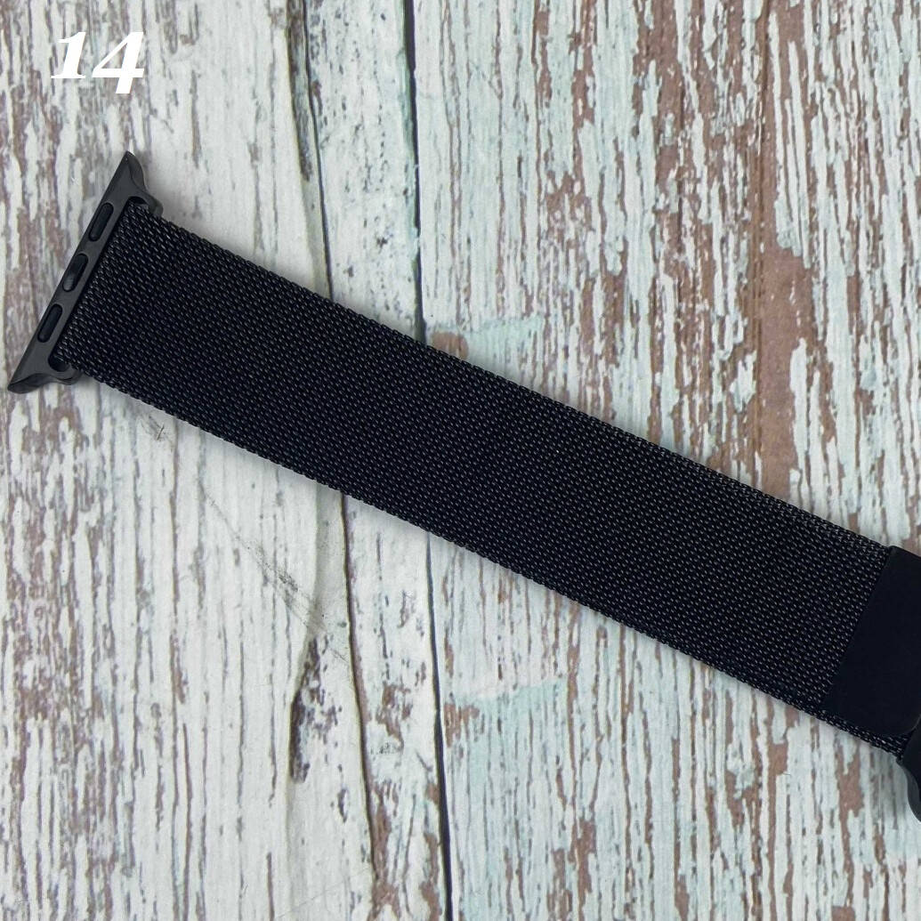 Металлический Ремешок Миланская Петля Milanese Loop Apple Watch 1-6 38/40 42/44 мм Черный
Металлический Ремешок Миланская Петля Milanese Loop Apple Watch 1-6 38/40 42/44 мм Черный