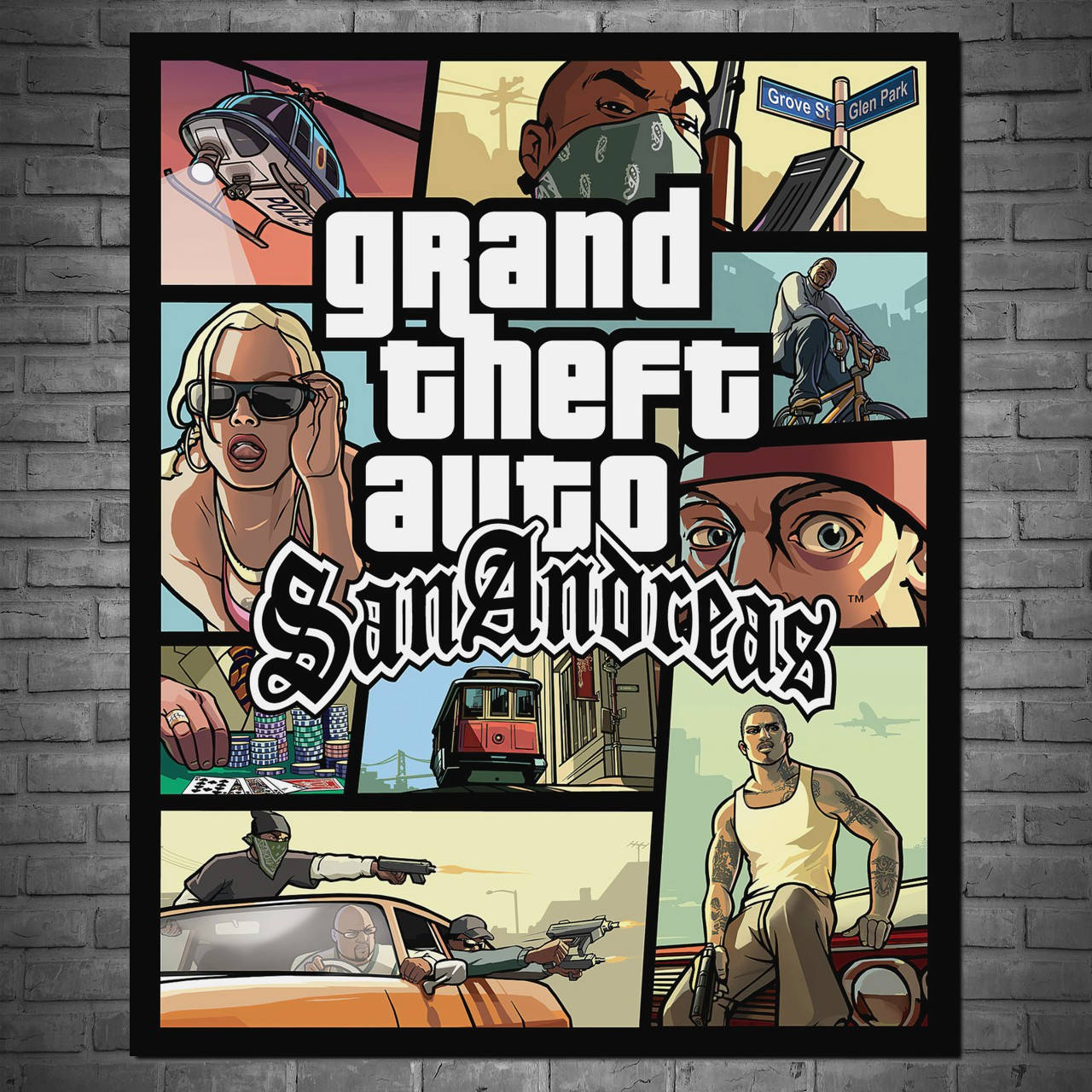 Плакат "ГТА, Большая автокража, Grand Thief Auto, GTA San Andreas" (артикул 3626) 60, Матовая, 49
Плакат "ГТА, Большая автокража, Grand Thief Auto, GTA San Andreas" (артикул 3626) 60, Матовая, 49